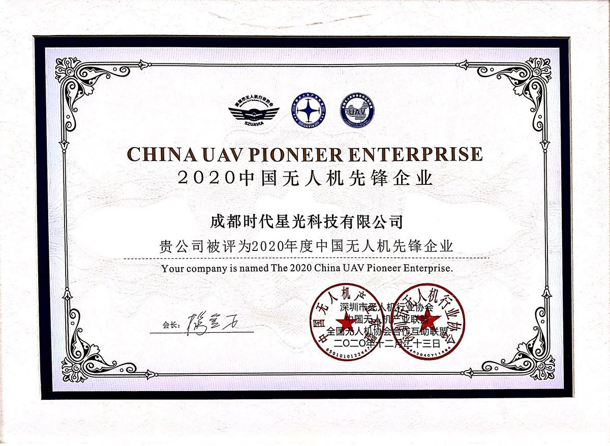 2020 Chinese UAV Pioneer Enterprise