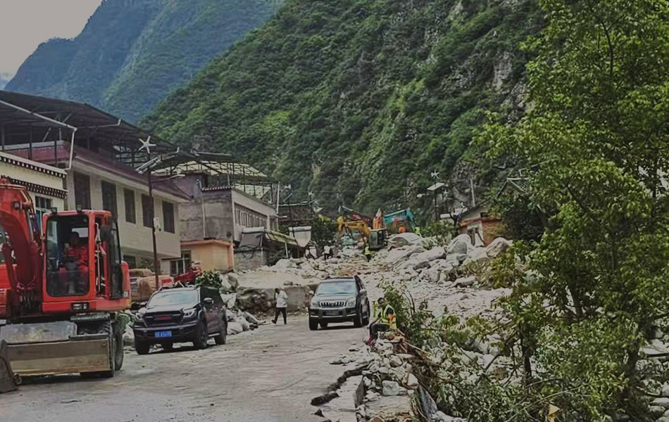 Rescue Operations for the Ganzi Mudslide Disaster