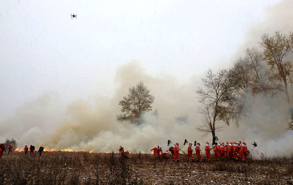 Forest Fire Fighting Drill of Jiamusi Military District