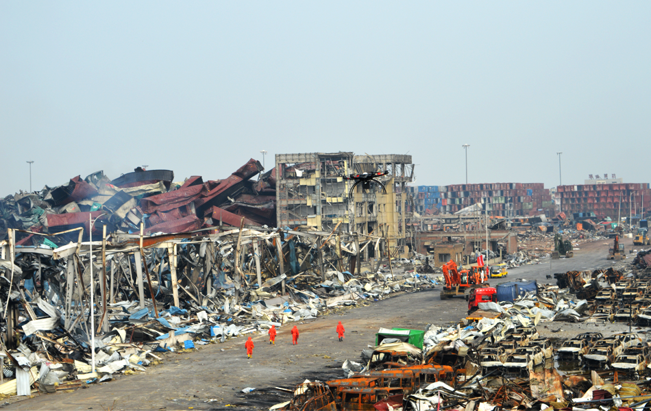 Rescue Operations for the Tianjin Port Explosion